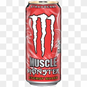 Monster Protein Shake Strawber - Monster Energy Drink Java Png, Transparent Png - monster can png