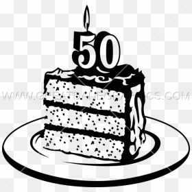 50th Birthday Cake Png - 50 Cake Clip Art, Transparent Png - chocolate birthday cake png