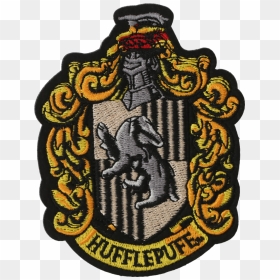 Hufflepuff Crest Embroidered Patch001 V=1533024501 - Hufflepuff Crest Transparent, HD Png Download - hufflepuff crest png