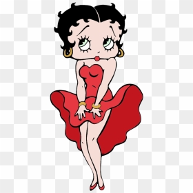 Betty Boop Red Dress, HD Png Download - betty boop png