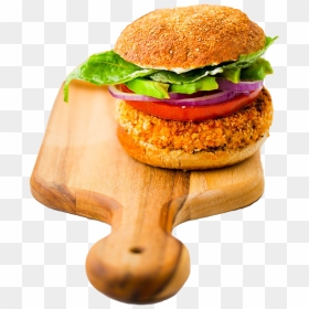 Tofu Burger Png Pic - French Fries, Transparent Png - burger png images