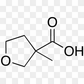 3 Methyloxolane 3 Carboxylic Acid - Octanoic Acid Molecular Structure, HD Png Download - acid png