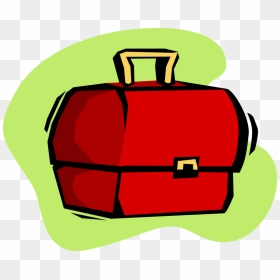 Vector Illustration Of Lunch Box Used By Schoolchildren - Vector Lunch Box Png, Transparent Png - tiffin box png