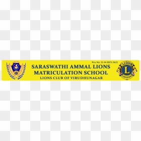 Saraswathi Ammal Lions Matriculation School Virudhunagar, HD Png Download - saraswathi png