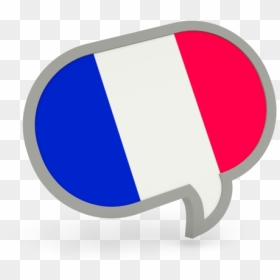Speech Bubble Icon - French Flag Speech Bubble, HD Png Download - speech png