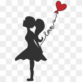 Silhouette, HD Png Download - love couple png