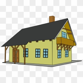 Cartoon House Png - House Clip Art, Transparent Png - up house png