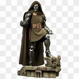 Legendary Scale Doctor Doom Statue Figure Sideshow - Doctor Doom Statue Sideshow, HD Png Download - scale figures png