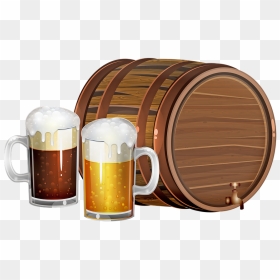 Beer Barrel Png - Beer Clipart Barrel, Transparent Png - cerveza png