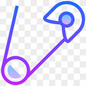 Safety Pin Icon, HD Png Download - pin icon png