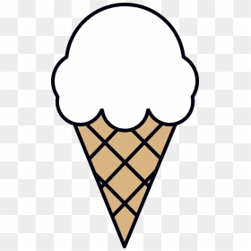 Vanilla Ice Cream Cone Clip Art, HD Png Download - ice cream emoji png