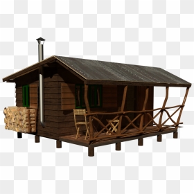 Wood Simple House Design, HD Png Download - up house png
