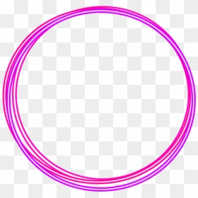 Lights Effects Frames Borders Frame Border Neon Neonlig - Circle, HD Png Download - circulos png
