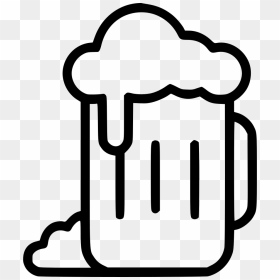 Drink Beer Alcohol Glass Cerveza - Beer Alcohol Icon Png, Transparent Png - cerveza png