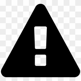Triangular Clipart Alert - Warning Svg Icon, HD Png Download - alert png