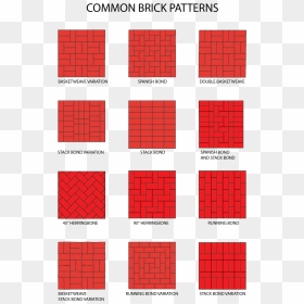 Spanish Bond Brick Pattern, HD Png Download - brick pattern png