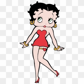 Clipart Of Betty Boop Clip Art Black And White Download - Transparent Png Betty Boop Png, Png Download - betty boop png