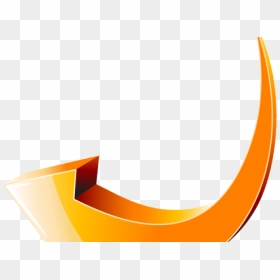 Orange Arrow Cliparts, HD Png Download - orange arrow png