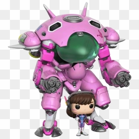 Meka With D - Funko Pop Dva Overwatch, HD Png Download - overwatch dva png