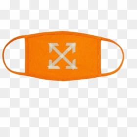 Off White Face Mask, HD Png Download - orange arrow png
