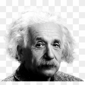 Albert Einstein Black And White Transparent Background - Forgetful Sign Of Intelligence, HD Png Download - black person png