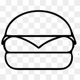 Transparent Hamburger Clipart Black And White, HD Png Download - burger png images