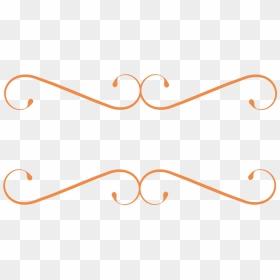 Free Laurel Frames Arrows - Png Decorative Lines Orange, Transparent Png - orange arrow png