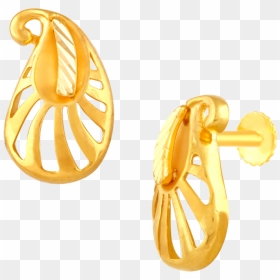Earrings, HD Png Download - gold swirls png