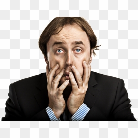 Confused Man Png Svg Black And White Download, Transparent Png - black person png