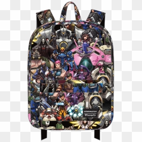 Overwatch All Over Print Backpack Apparel - Avengers, HD Png Download - overwatch characters png