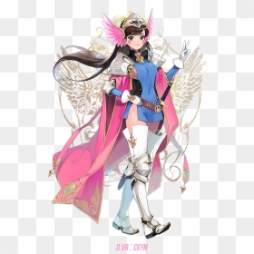 Overwatch Characters Final Fantasy, HD Png Download - overwatch dva png