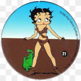 Betty Boop 21 Cavewoman Betty Boop - Betty Boop Frame, HD Png Download - betty boop png