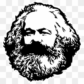 Karl Marx Monochromatic - Karl Marx Png, Transparent Png - karl marx png