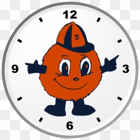 Transparent All Star Sports Clipart - Analog Clock Png Transparent, Png Download - syracuse logo png