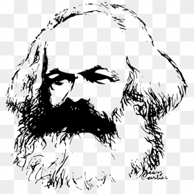 Karl Marx Portrait Clip Arts - Karl Marx Clip Art, HD Png Download - karl marx png
