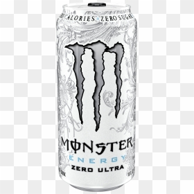 Transparent Monster Energy Can Png - White Monster Energy Png, Png Download - monster can png