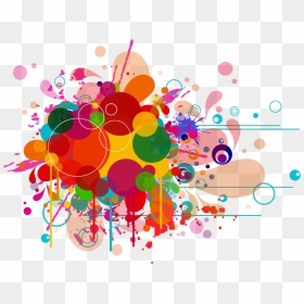 #burbujas #colores - Abstract Graphic Design Art, HD Png Download - burbujas png