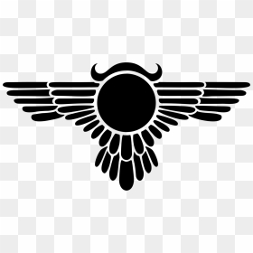Winged Sun Symbol Logo Art - Symbol Winged Sun, HD Png Download - aguila png