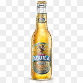 Botella De Aguila Light Cerveza Colombiana - Cerveza Aguila Light Png, Transparent Png - aguila png