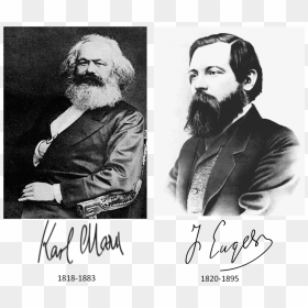 Transparent Marx Png - Karl Marx And Friedrich Engels Png, Png Download - karl marx png