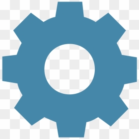 File - Wikifont Unie018 - Cog - Blue - Svg - Optimisation Icon, HD Png Download - cog png
