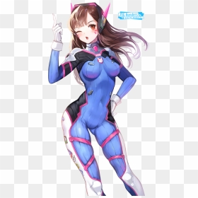 D Va In Overwatch Anime, HD Png Download - overwatch dva png