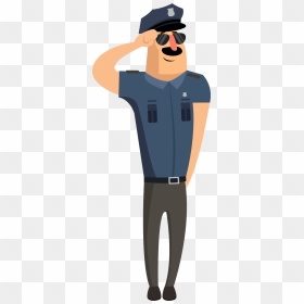 Police Officer Security Guard - Security Guard Clipart Transparent, HD Png Download - security guard png