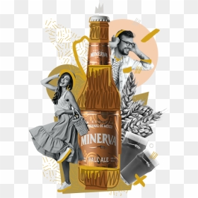 Cerveza Minerva - Minerva Viena, HD Png Download - cerveza png