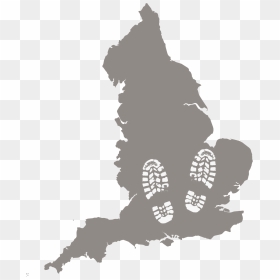 Midlands Uk Map, HD Png Download - family walking png