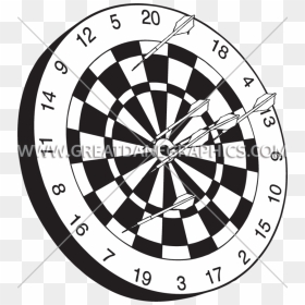 Dart Png Black And White-plus - Black And White Darts, Transparent Png - dart png