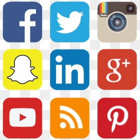 Webinar Social Media Juni 2016 Trekksoft - Online Social Media Symbols, HD Png Download - facebook instagram logo png