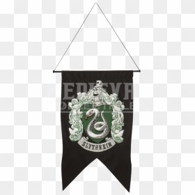 Slytherin Printed Wall Banner - Slytherin Banner, HD Png Download - slytherin png