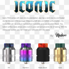 Vandy Vape Iconic Rda By Mike Vapes, HD Png Download - vape cloud png