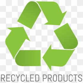 Recycled Products Logo - Recycle Symbol Circle, HD Png Download - recycling logo png